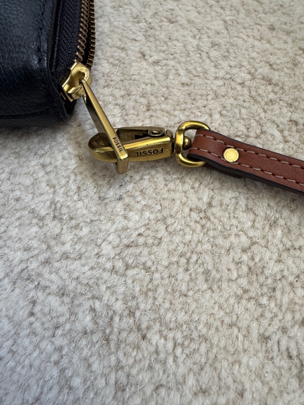 Fossil Black Leather Jori Wallet/Clutch - Picture 3 of 6